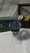 Rolex blue dial date adjust