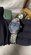 Rolex blue dial date adjust